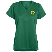 Load image into Gallery viewer, YSR Ladies’ Moisture-Wicking V-Neck Tee
