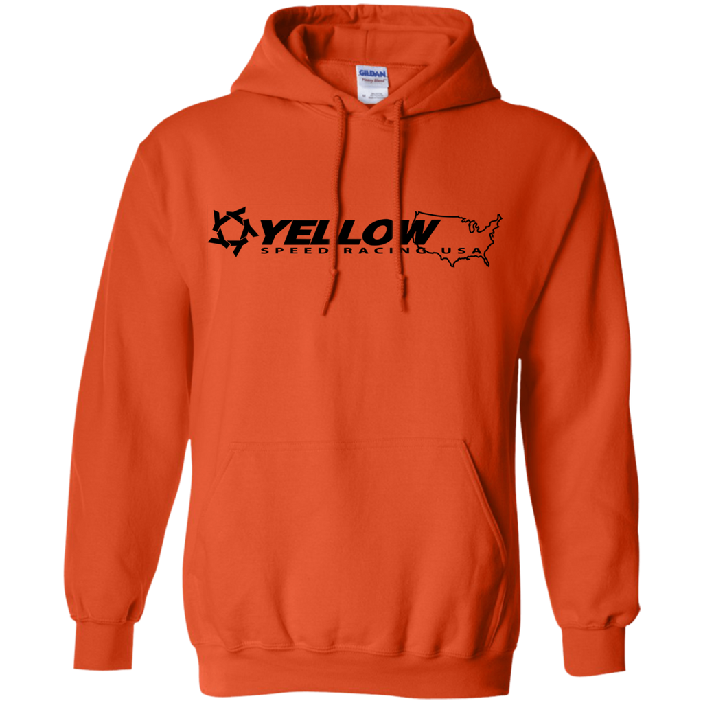 Yellow Speed Racing USA Pullover Hoodie