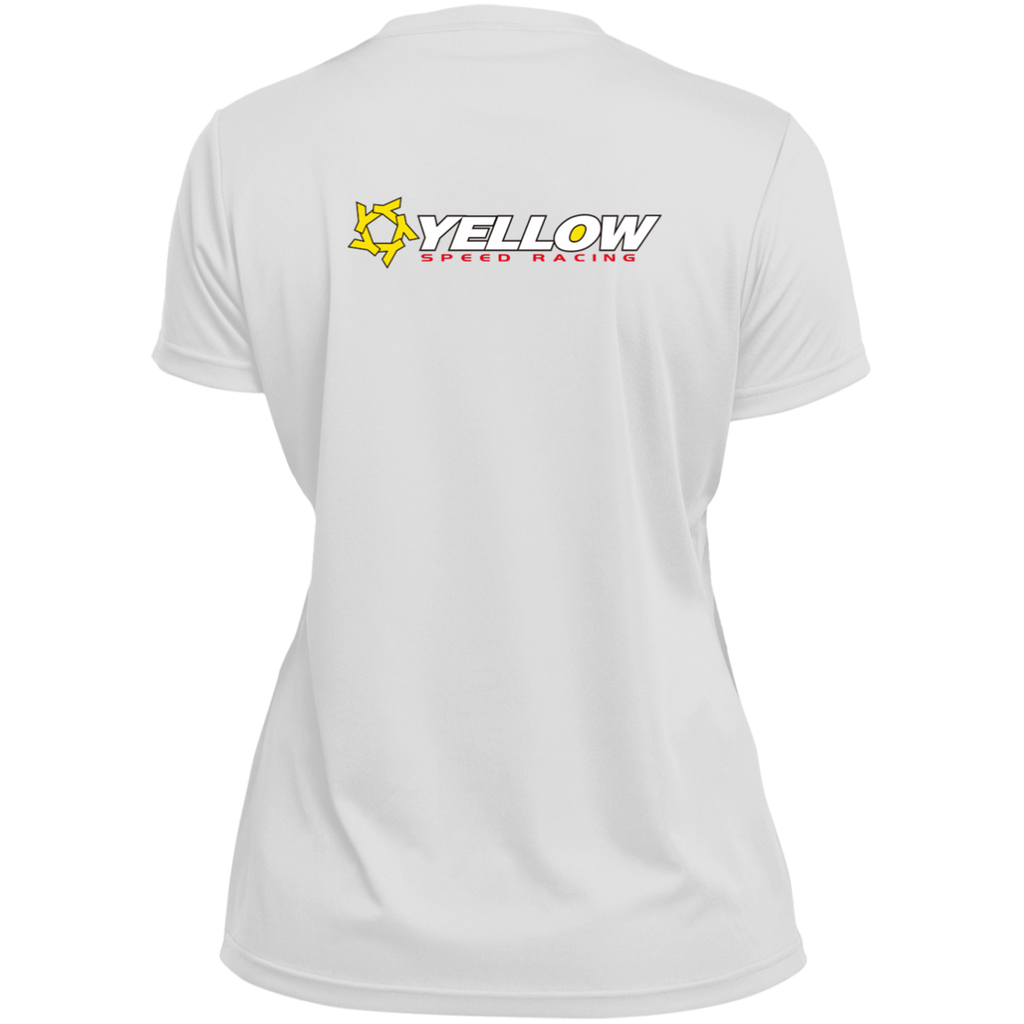YSR Ladies’ Moisture-Wicking V-Neck Tee