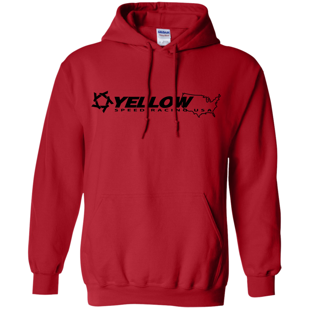 Yellow Speed Racing USA Pullover Hoodie