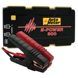 AutoMeterJUMP STARTER, EMERGENCY BATTERY PACK, 12V, 800A PEAK, 1800 mAh - EP-800