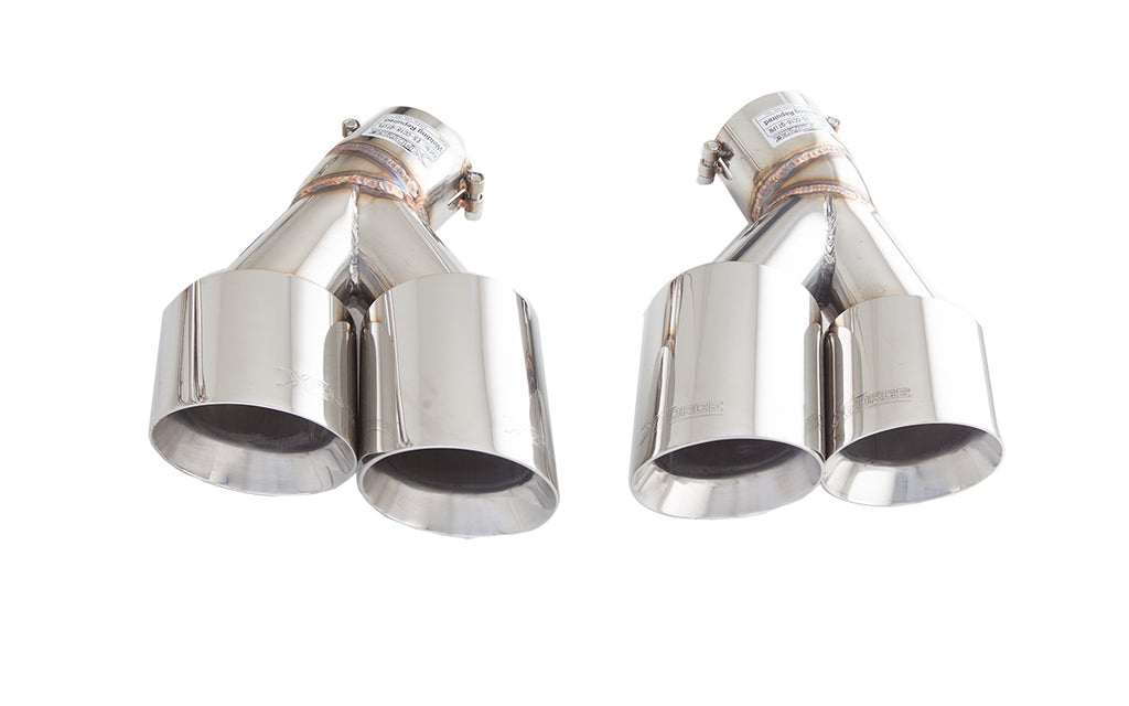 XFORCE Chevrolet Camaro SS 2016 Quad Tip option (twin 4" TIP ONLY) (for Xforce system only will NOT fit OEM) (ES-CC16-QT)