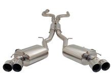 Load image into Gallery viewer, XFORCE Chevrolet Camaro SS 2016+ Twin 3" Stainless Steel Cat Back System with Dual Varex Rear Mufflers with single tips (ES-CC16-VMK-CBS)