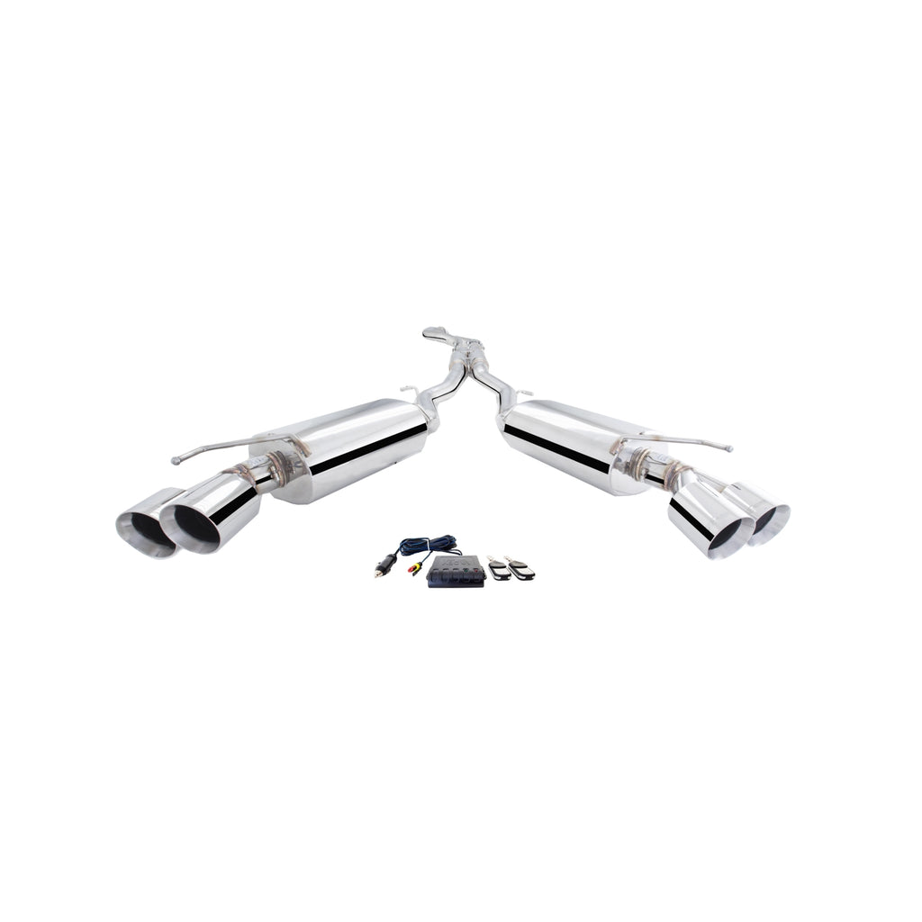 XFORCE Chevrolet Camaro LTG 4CYL Turbo 2016- 3" Stainless Steel Cat Back System with Dual Varex Mufflers (ES-CC17-VMK-CBS)