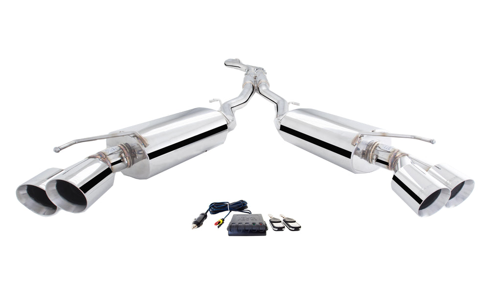 XFORCE Chevrolet Camaro LTG 4CYL Turbo 2016- 3" Stainless Steel Cat Back System with Dual Varex Mufflers (ES-CC17-VMK-CBS)
