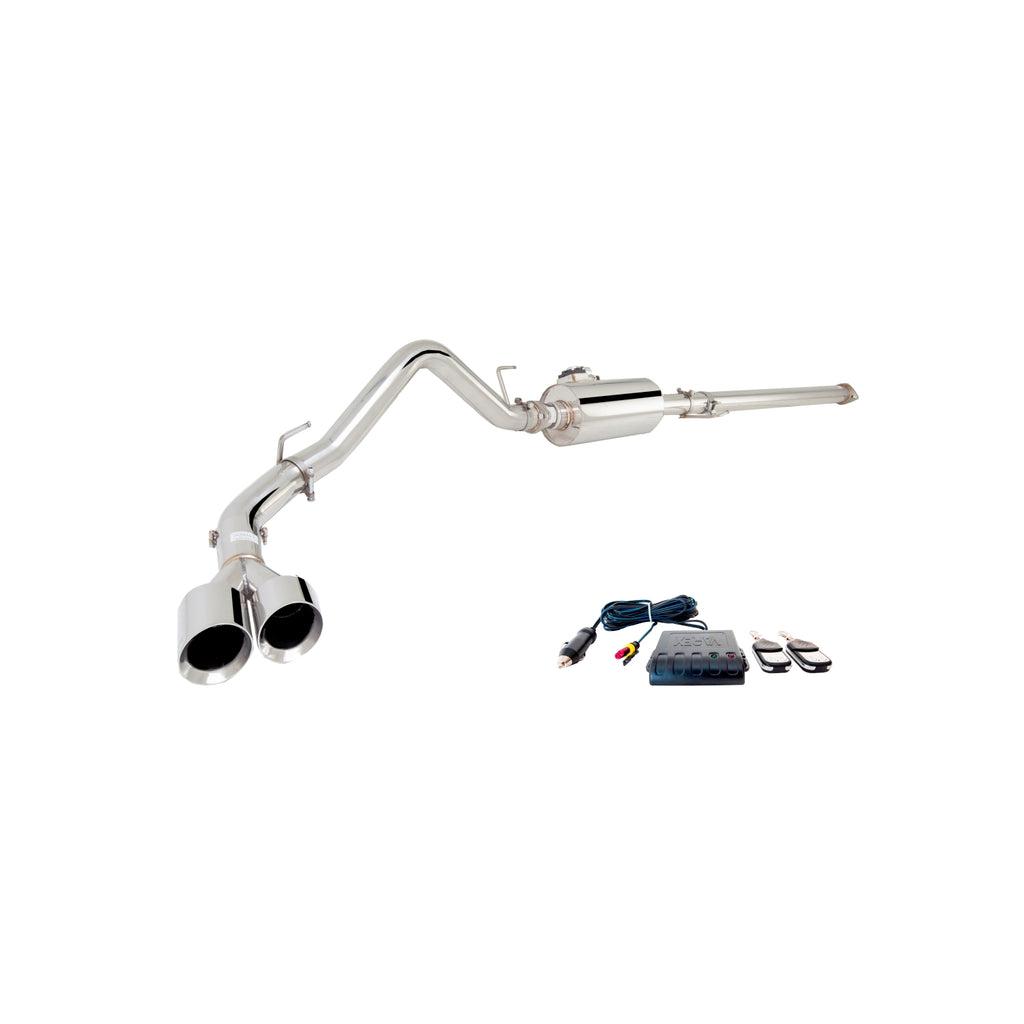 XFORCE Ford F150 2015-18 V8, Ecoboost27/35 and Raptor(15-16 only) 3" Stainless Steel Cat-back System with Varex muffler*Excludes Regular Cab (Adaptor included for Raptor) (ES-F15015-VMK-CBS)