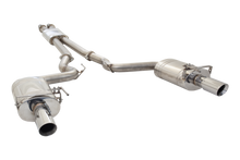 Load image into Gallery viewer, XFORCE Ford Mustang GT 2015 (Coupe) Twin 3" Stainless Steel Cat-Back Exhaust System With Oval Mufflers (ES-FM15-02-CBS)