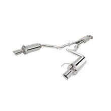 Load image into Gallery viewer, XFORCE Ford Mustang EcoBoost/GT Coupe/Convertible 2015-17 Twin 21/2" Stainless Steel Cat-Back Exhaust System With 3" Round Rear Mufflers (ES-FM17-CBS)