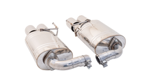 Load image into Gallery viewer, XFORCE Ford Mustang GT 2018 (Coupe&amp;Convertible) Twin 3" Stainless Steel Axle-Back Exhaust System With Oval Mufflers/Quad Tips (ES-FM18-ABS)