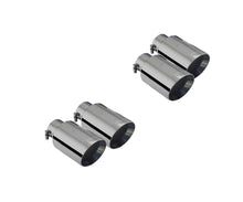 Load image into Gallery viewer, XFORCE Ford Mustang GT 2018- Twin Quad Black Tip Option (twin 4 Inch Tips) (for Xforce system only will NOT fit OEM) (ES-FM18-BLACKTIP)