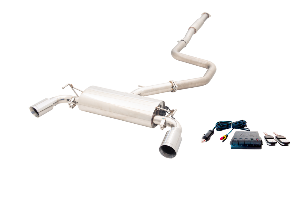 XFORCE Hyundai Veloster N/I30N 2018- Stainless Steel Cat-Back System with Varex Muffler Including Smartbox Controller (ES-HY30N-VMKSB-CBS)
