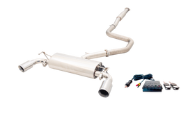 XFORCE Hyundai Veloster N/I30N 2018- Stainless Steel Cat-Back System with Varex Muffler Including Smartbox Controller (ES-HY30N-VMKSB-CBS)