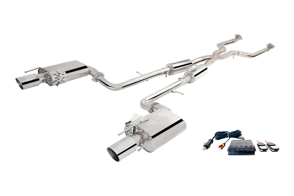 XFORCE Lexus IS 250/350 6cyl 2014- Dual Cat-Back System With Varex Mufflers (ES-LIS351-VMK-CBS)