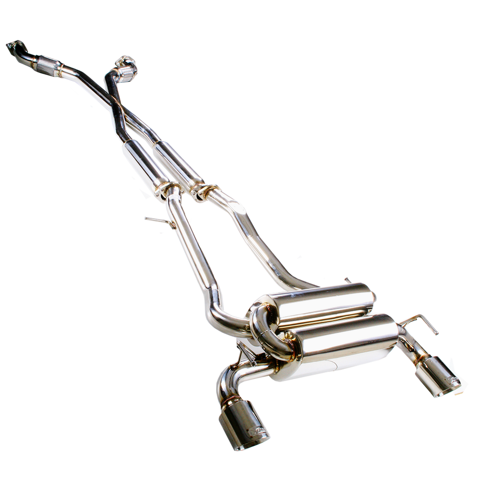 XFORCE Nissan 350Z 2003-2009 Stainless Steel 25" Cat-Back System (ES-N350Z-CBS)