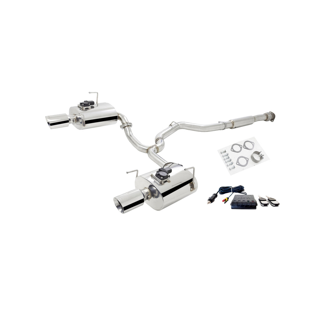 XFORCE Subaru WRX Sedan 2009-2011 Stainless Steel 3" High Flow Cat-Back System With Varex Mufflers (ES-SW20-VMK-CBS)