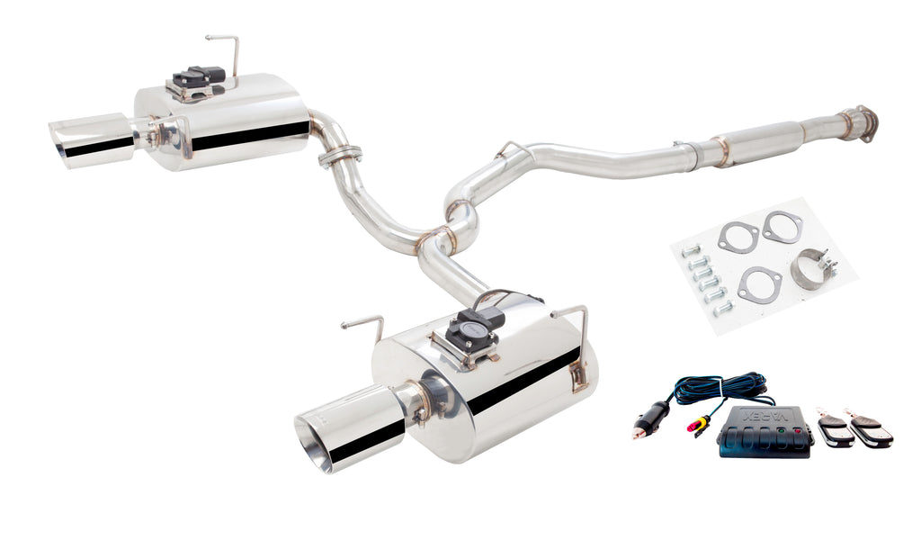 XFORCE Subaru WRX Sedan 2009-2011 Stainless Steel 3" High Flow Cat-Back System With Varex Mufflers (ES-SW20-VMK-CBS)