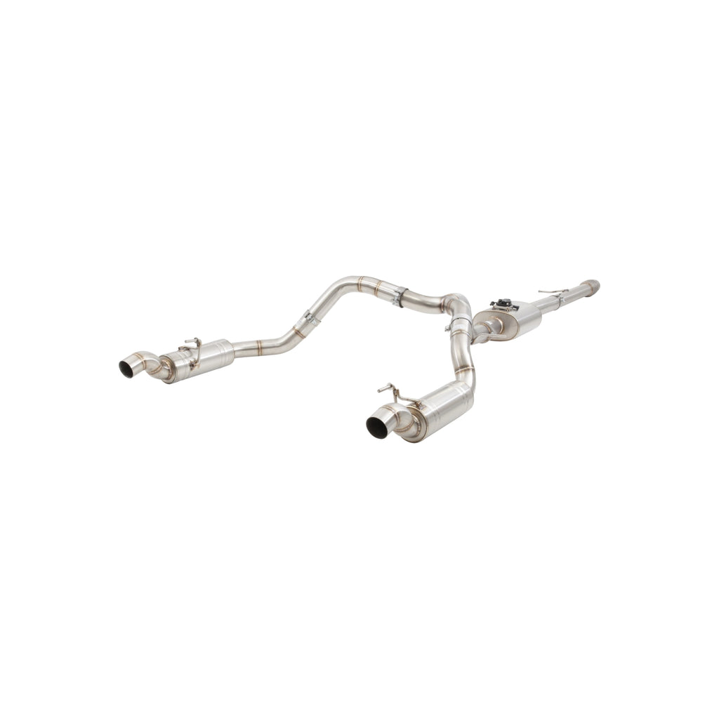 XFORCE Chevrolet Silverado 1500 Gen 4 T1 Varex Valved Cat Back Exhaust System (ESCS19VKCS)