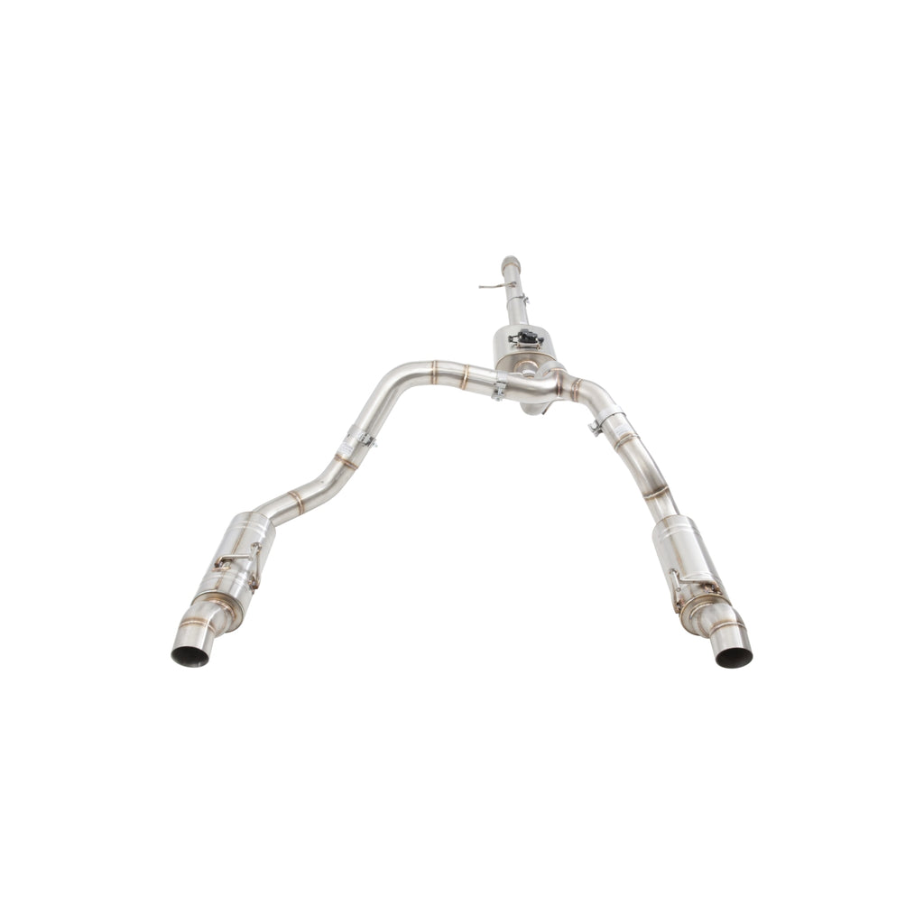 XFORCE Chevrolet Silverado 1500 Gen 4 T1 Varex Valved Cat Back Exhaust System (ESCS19VKCS)