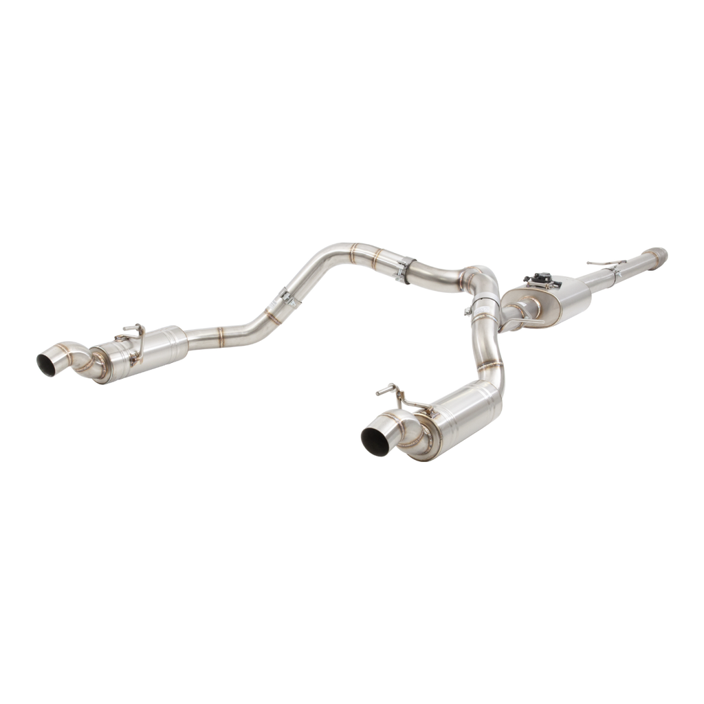 XFORCE Chevrolet Silverado 1500 ZR2 Gen 4 T1 Varex Valved Cat Back Exhaust System (ESCS23VKCS)