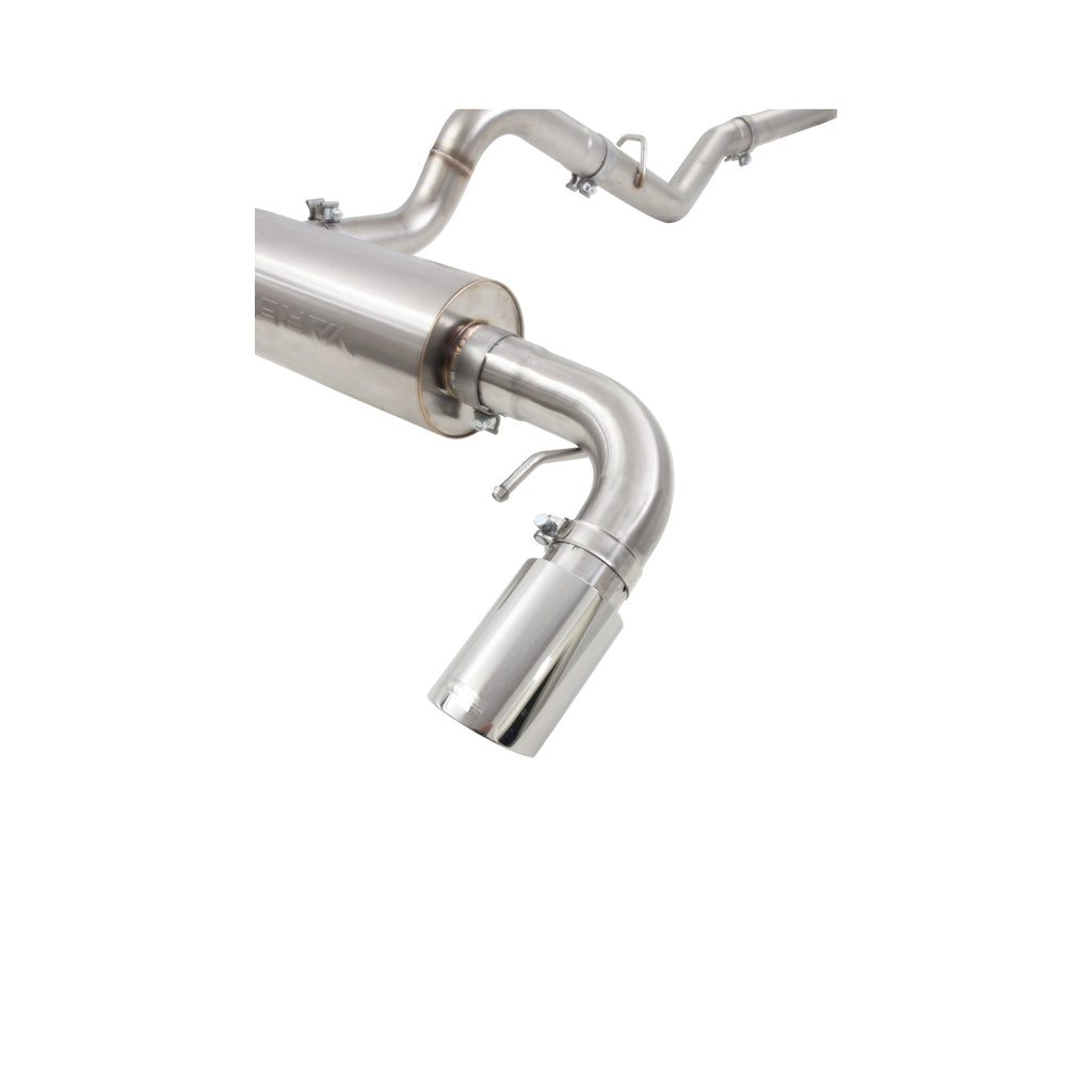 XFORCE 27/23 L Varex catback system with turn down and tip exit pipes (ESFB21VKCS)