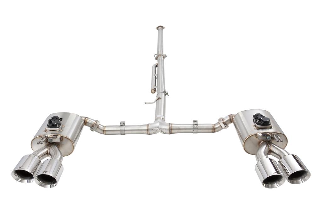 XFORCE Hyundai Sonata N Line FL Varex Valved Cat Back Exhaust System (ESHSNL24VKCS)