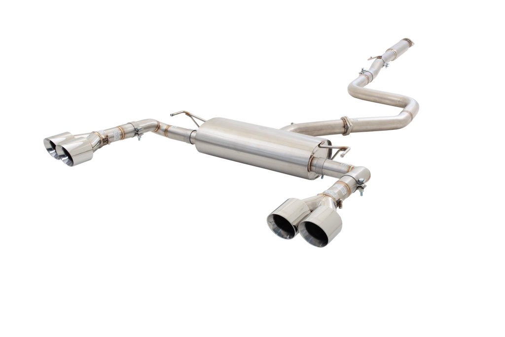 XFORCE KIA Forte & Forte 5 GT BD 16T Sedan and hatch 2019 onward 3" stainless steel catback system with Varex Muffler and Smartbox (ESKC19VKCSB)