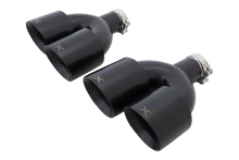 Load image into Gallery viewer, XFORCE VW Golf R MK7 &amp; MK7.5 Black Quad 4.5 Inch Tip Option (ESMQB4TIPSK)