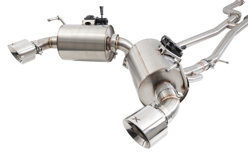 XFORCE Nissan Z 2023 Twin 25" Varex Cat Back Exhaust (ESNZ23VKCS)