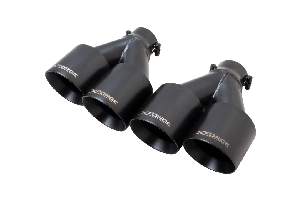 XFORCE Subaru WRX 2011- Sedan Black Tip Option (for Xforce system only will NOT fit OEM) (ESSW27BLKTP)