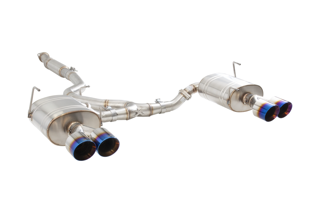 XFORCE Subaru WRX/STI Sedan Stainless Steel 3" High Flow Cat-Back System (new louder update) With Blue Tips (ESSW27BUCS)