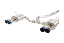 Load image into Gallery viewer, XFORCE Subaru WRX/STI Sedan Stainless Steel 3" High Flow Cat-Back System (new louder update) With Blue Tips (ESSW27BUCS)