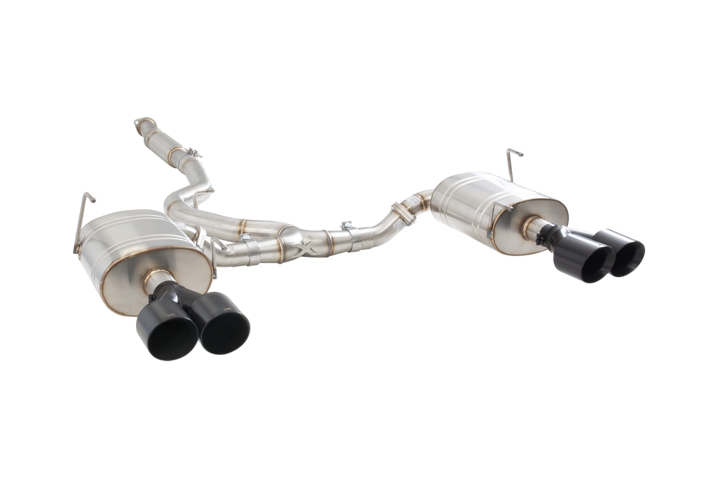 XFORCE Subaru WRX/STI Sedan Stainless Steel 3" High Flow Cat-Back System (new louder update) With Black tips (ESSW27BKCS)