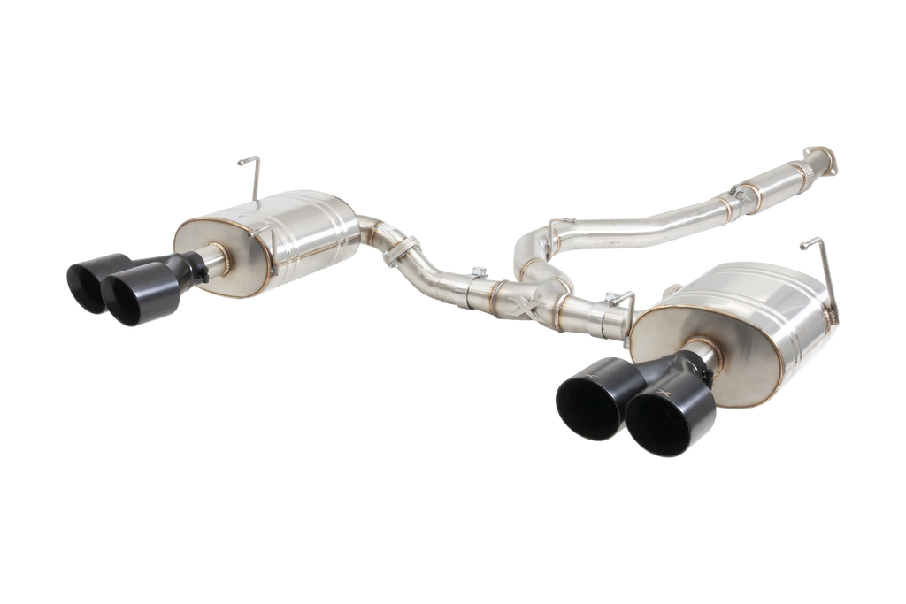 XFORCE Subaru WRX/STI Sedan Stainless Steel 3" High Flow Cat-Back System (new louder update) With Black tips (ESSW27BKCS)