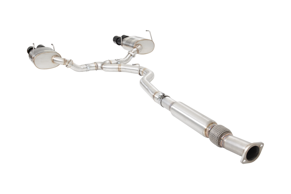 XFORCE Subaru WRX/STI Sedan Stainless Steel 3" High Flow Cat-Back System (new louder update) With Black tips (ESSW27BKCS)