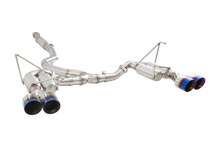 Load image into Gallery viewer, XFORCE Subaru WRX 2011- Sedan 304 3" Cat-Back System with Quad Hot Dog rear With Blue Tips (ESSW28BUCS)