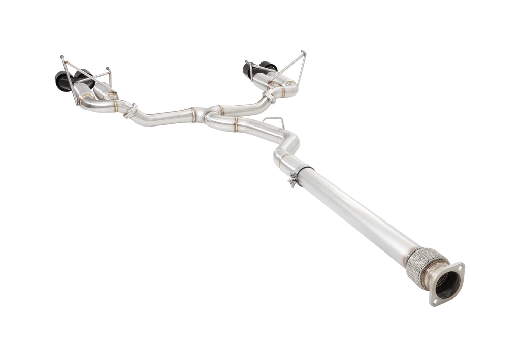 XFORCE Subaru WRX VB 304 stainless 3" Race edition Cat-Back System With Black Tips (ESSW29RBKCS)