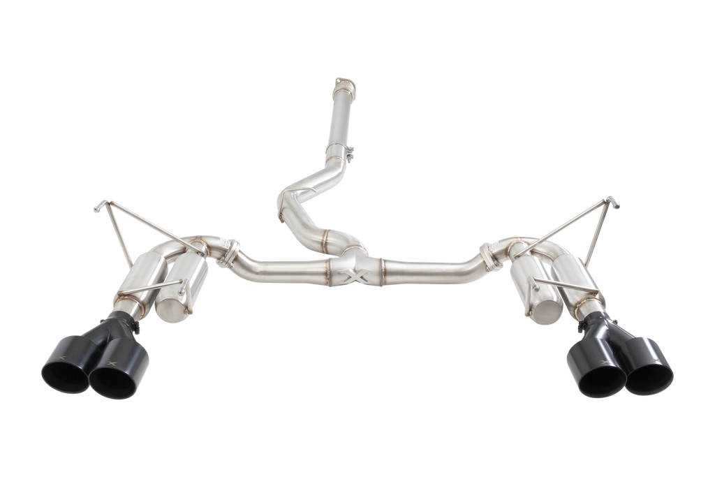 XFORCE Subaru WRX VB 304 stainless 3" Race edition Cat-Back System With Black Tips (ESSW29RBKCS)