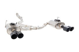 XFORCE SUBARU WRX & STI sedan Varex Valved cat back exhaust system with black tips (ESSWRX14VKBK)