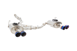 XFORCE SUBARU WRX & STI sedan Varex Valved cat back exhaust system with burnt blue tips (ESSWRX14VKBU)