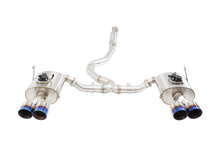 Load image into Gallery viewer, XFORCE SUBARU WRX &amp; STI sedan Varex Valved cat back exhaust system with burnt blue tips (ESSWRX14VKBU)