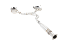 Load image into Gallery viewer, XFORCE SUBARU WRX &amp; STI sedan Varex Valved cat back exhaust system with burnt blue tips (ESSWRX14VKBU)