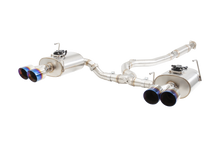 Load image into Gallery viewer, XFORCE SUBARU WRX &amp; STI sedan Varex Valved cat back exhaust system with burnt blue tips (ESSWRX14VKBU)