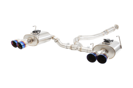 XFORCE SUBARU WRX & STI sedan Varex Valved cat back exhaust system with burnt blue tips (ESSWRX14VKBU)