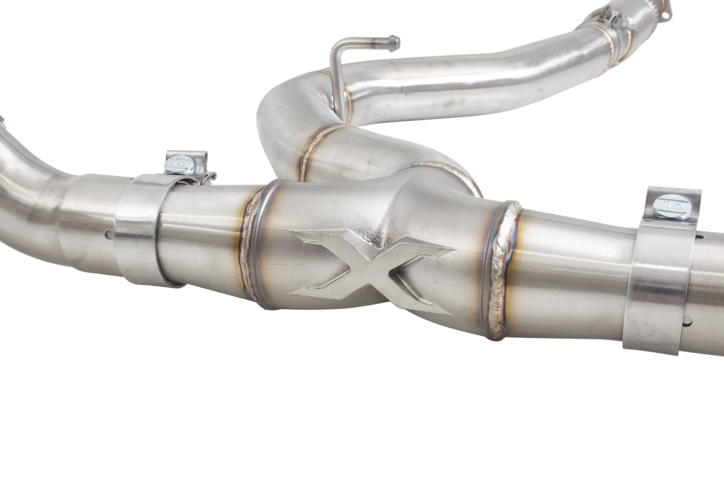 XFORCE Subaru WRX 2011- Sedan 304 3" Cat-Back System with Quad Hot Dog rear With Blue Tips (ESSW28BUCS)