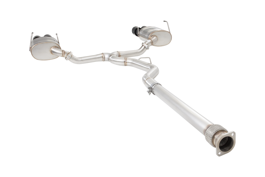 XFORCE Subaru WRX VB 304 Stainless Steel 3" Cat-Back System with Quad Black Tips (ESSW29BKCS)