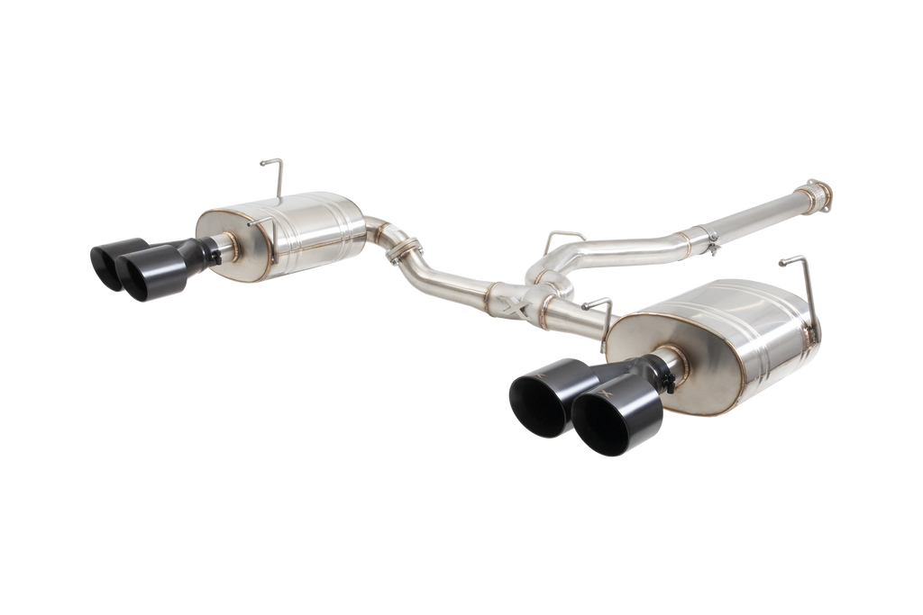XFORCE Subaru WRX VB 304 Stainless Steel 3" Cat-Back System with Quad Black Tips (ESSW29BKCS)