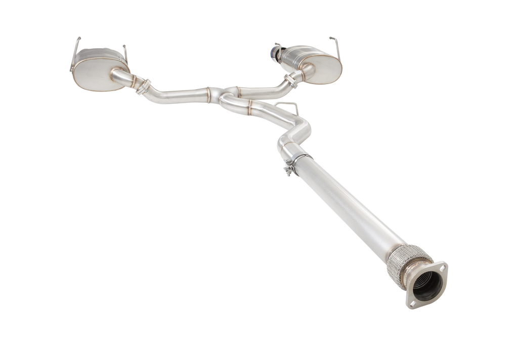 XFORCE Subaru WRX VB 304 Stainless Steel 3" Cat-Back System with Quad Blue Tips (ESSW29BUCS)