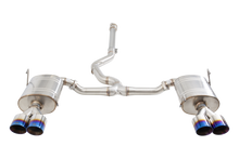 Load image into Gallery viewer, XFORCE Subaru WRX VB 304 Stainless Steel 3" Cat-Back System with Quad Blue Tips (ESSW29BUCS)