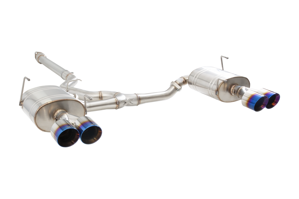 XFORCE Subaru WRX VB 304 Stainless Steel 3" Cat-Back System with Quad Blue Tips (ESSW29BUCS)