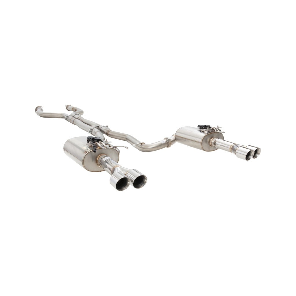 XFORCE Pontiac G8/Chevrolet SS Sedan Stainless Steel Twin 3" System With Straight Pipe Centre Muffler & Varex Rear Mufflers (ESVF74VKCS)